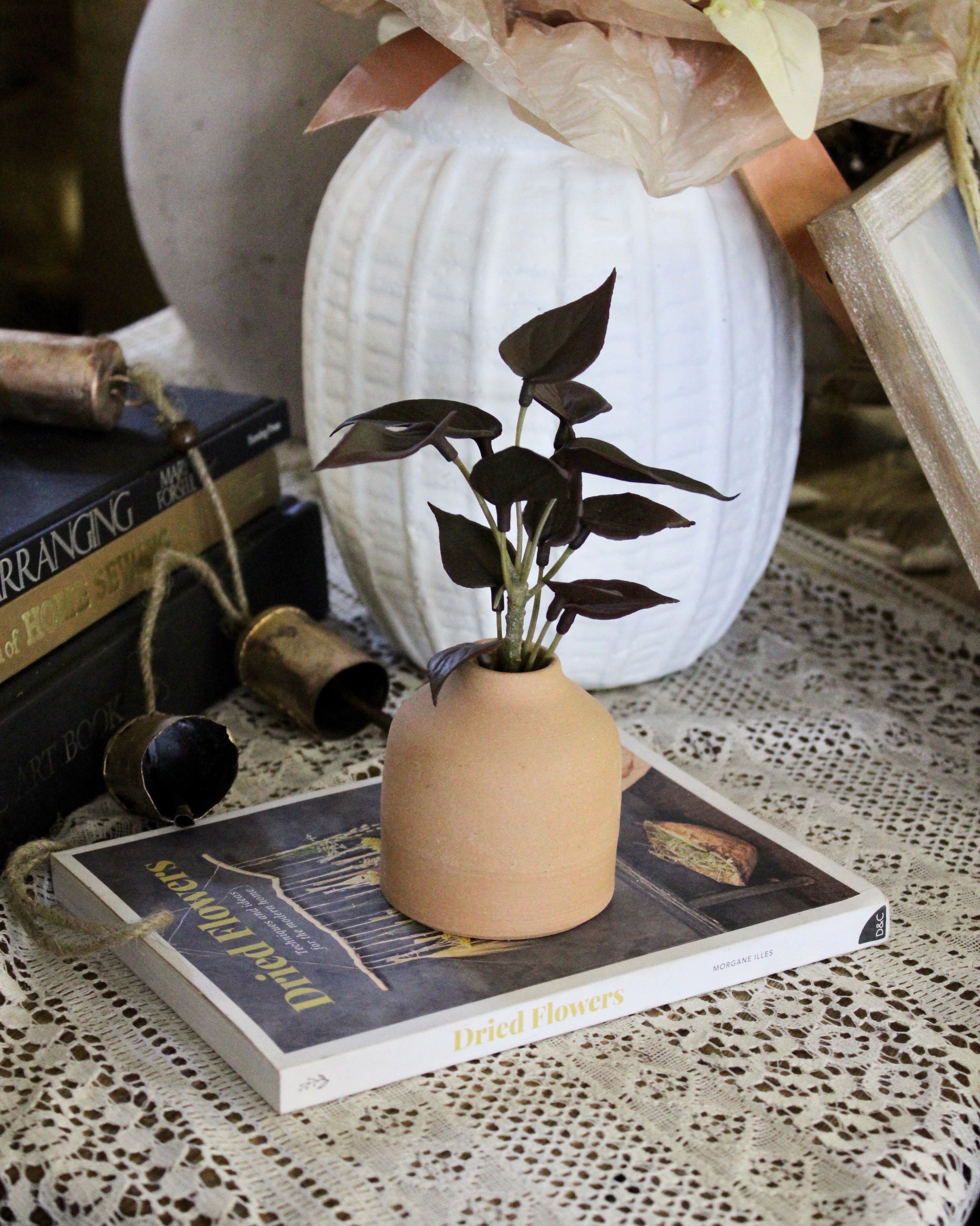 Handmade Natural Clay Pottery - Organic Ceramic Vases & Bowls for Home Decor, Kitchen & Garden Use