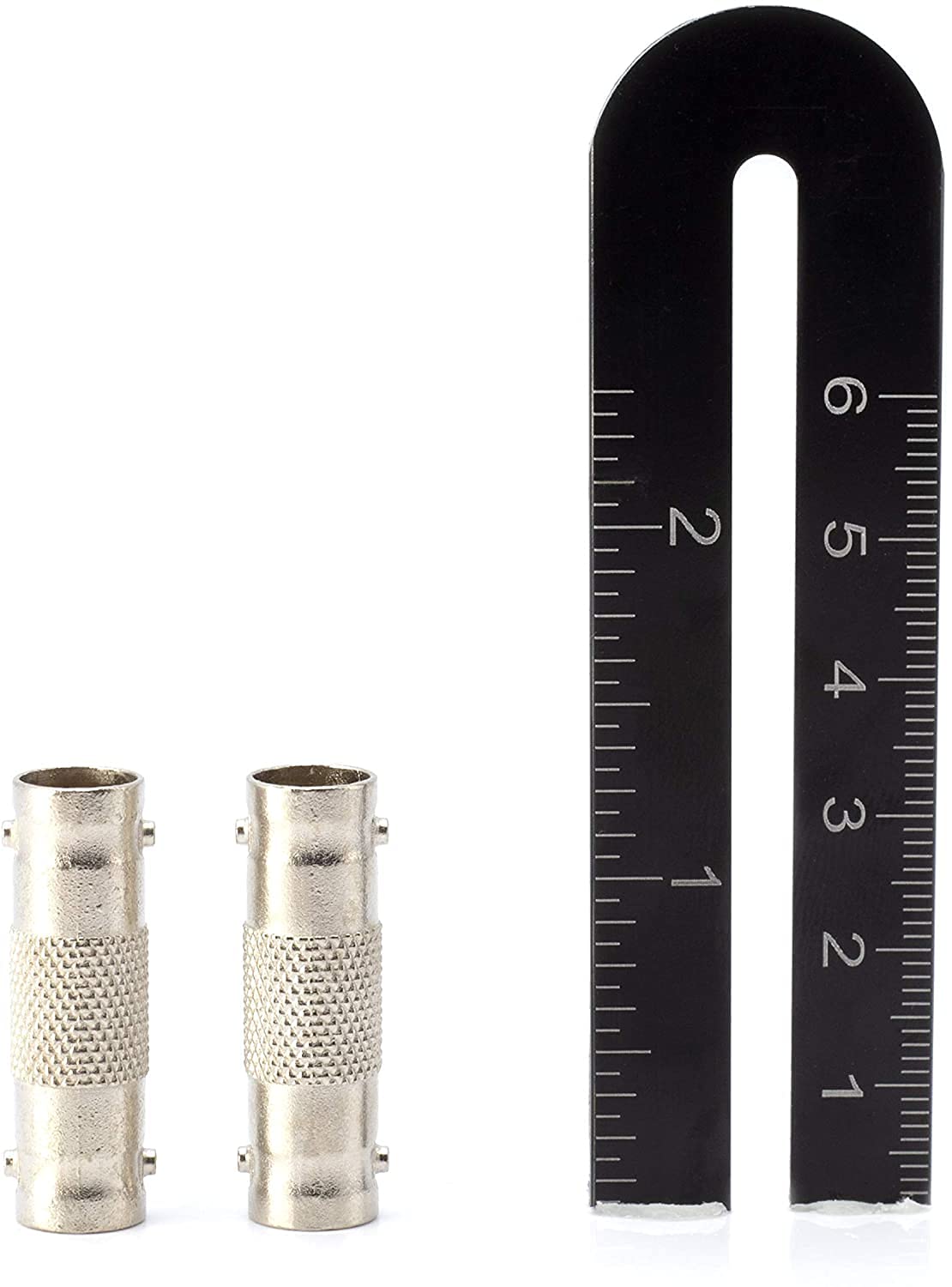 10-Pack BNC Female to Female Barrel Connector Adapters - CCTV Security Camera RF Cable Extenders for Surveillance System Installation & Maintenance