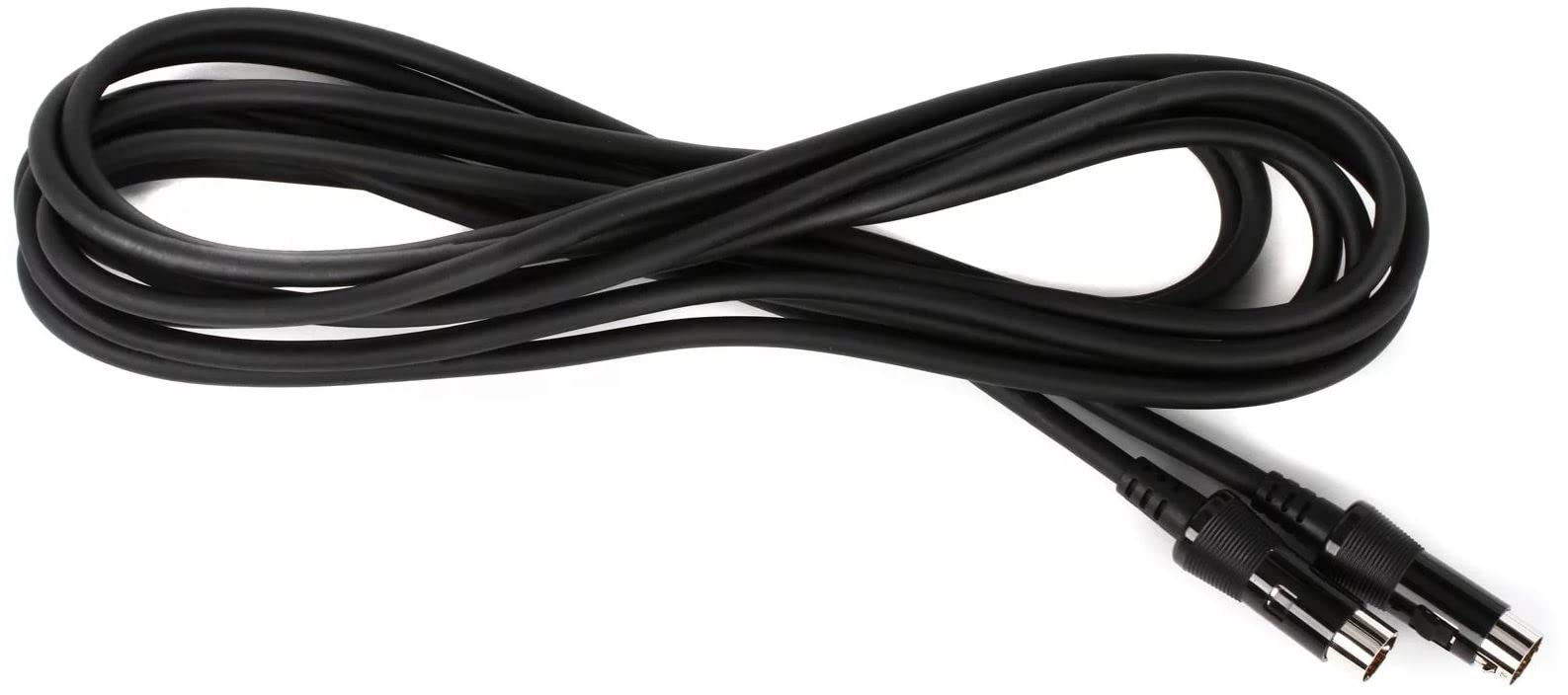 Roland GKC-5 15-Foot 13-Pin MIDI Guitar Cable Bundle with 6 Premium Guitar Picks - Perfect for Roland GR Synth & Guitar Rig Connectivity