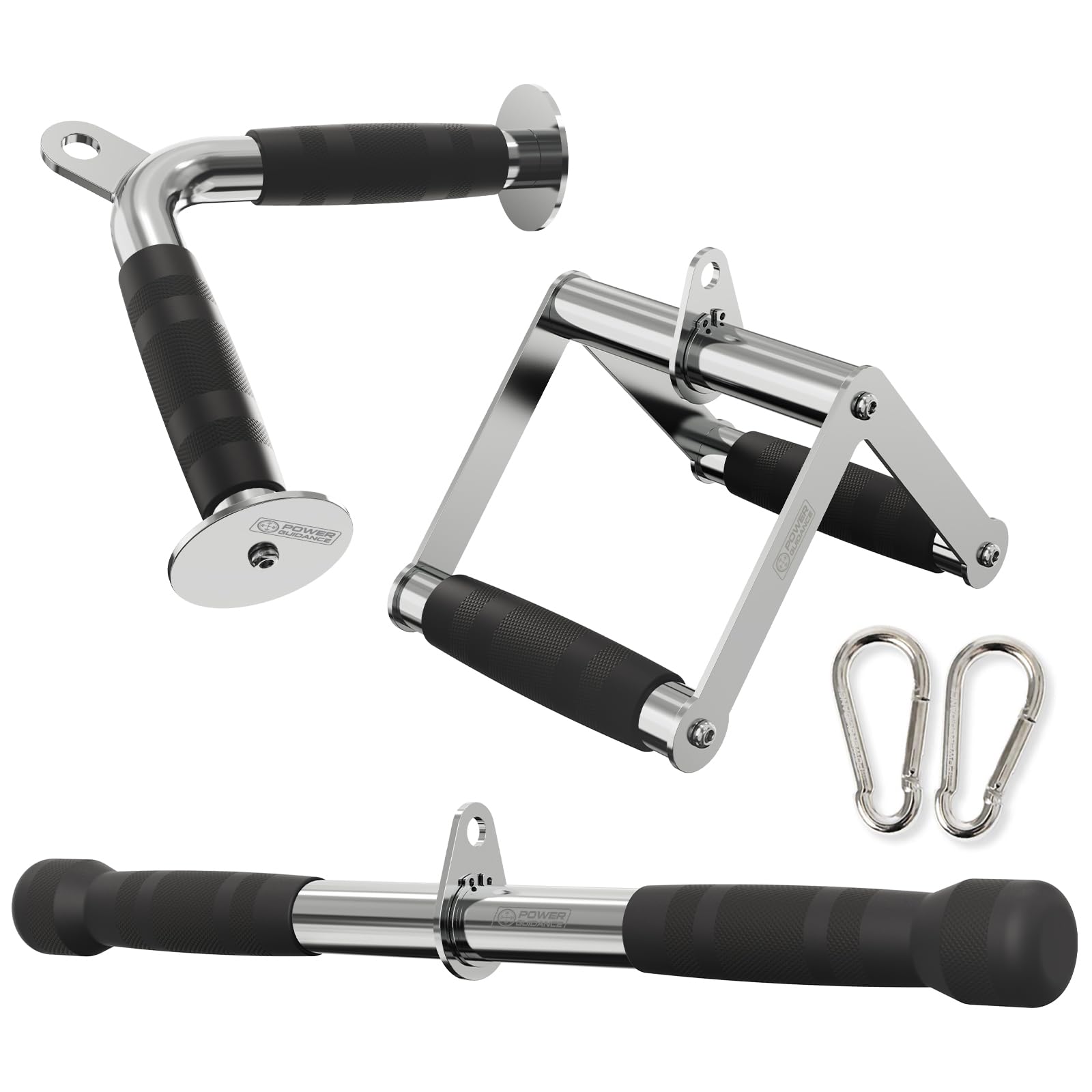 Power Guidance Cable Machine Attachment - LAT Pulldown & Gym Cable Attachments for Home & Commercial Workouts | Strength Training Equipment for Pull Exercises & Back Workouts