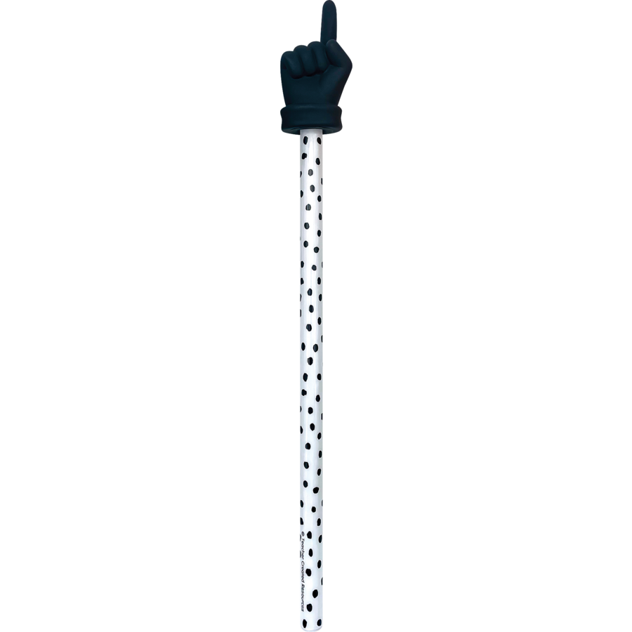 Black Painted Dots Hand Pointer - 12