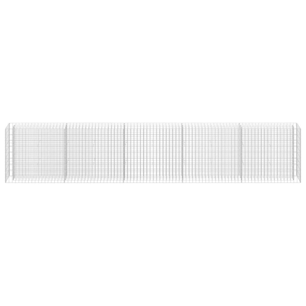 Galvanized Steel Gabion Basket Planter for Outdoor Garden - 177.2