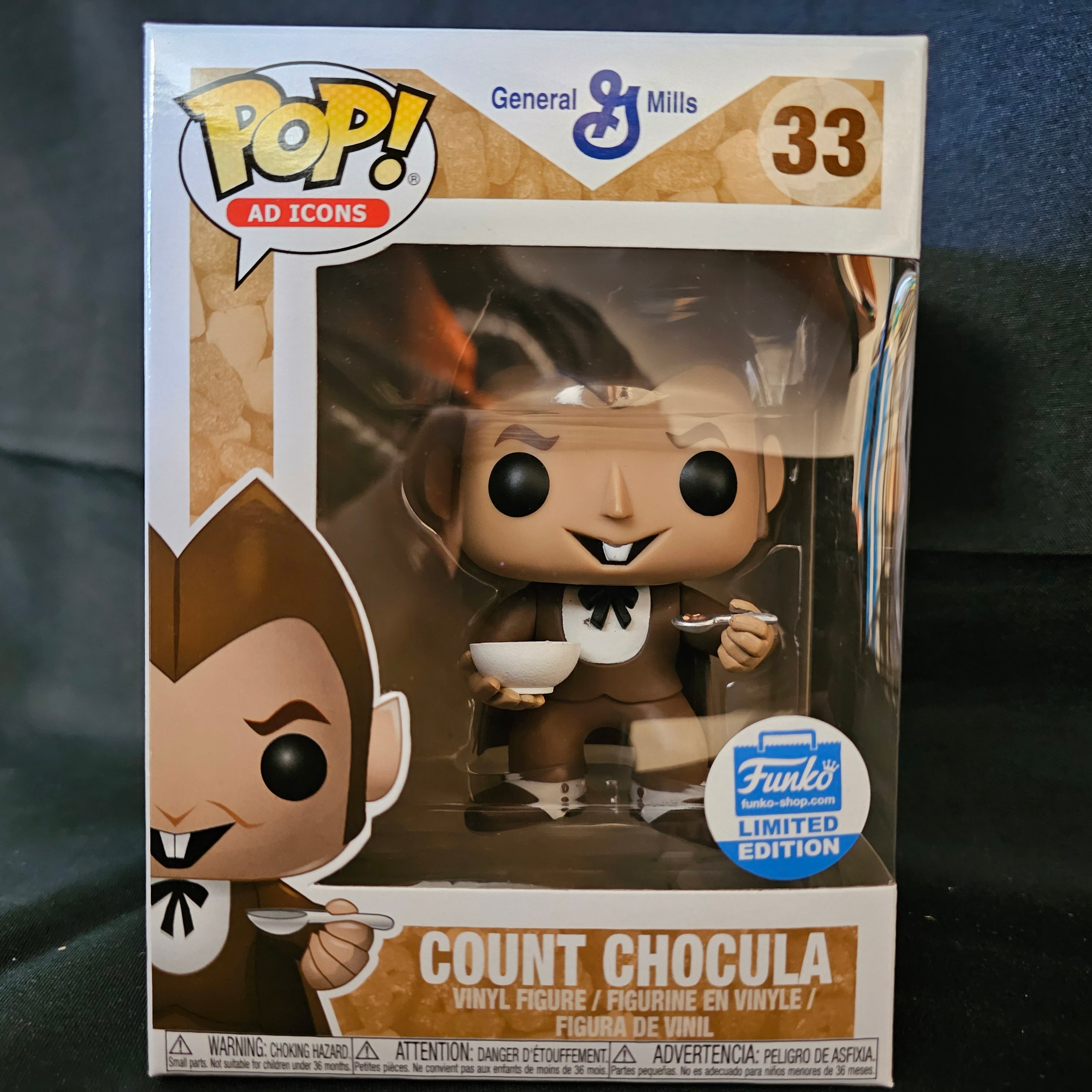 Funko Pop! Vinyl Figure - General Mills Count Chocula with Cereal Bowl | Collectible Ad Icon | Perfect for Horror Fans & Cereal Lovers | Great for Display, Gifts, and Pop Culture Collections