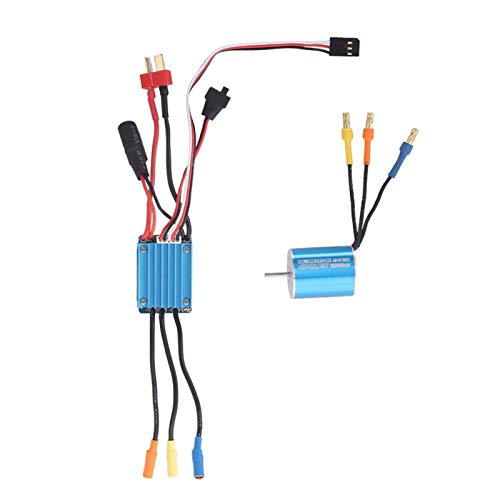 7200KV Sensorless Brushless Motor with CNC Electric Speed Controller - High Performance RC Car, Drone, and Boat Motor for Racing and Hobby Use