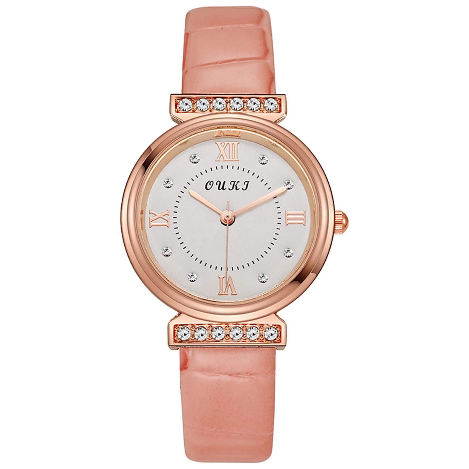 Elegant Minimalist Women's Leather Strap Watch - 38mm Slim Quartz Dial for Everyday Wear & Perfect Gift Idea | Office, Casual, Date Night Accessory