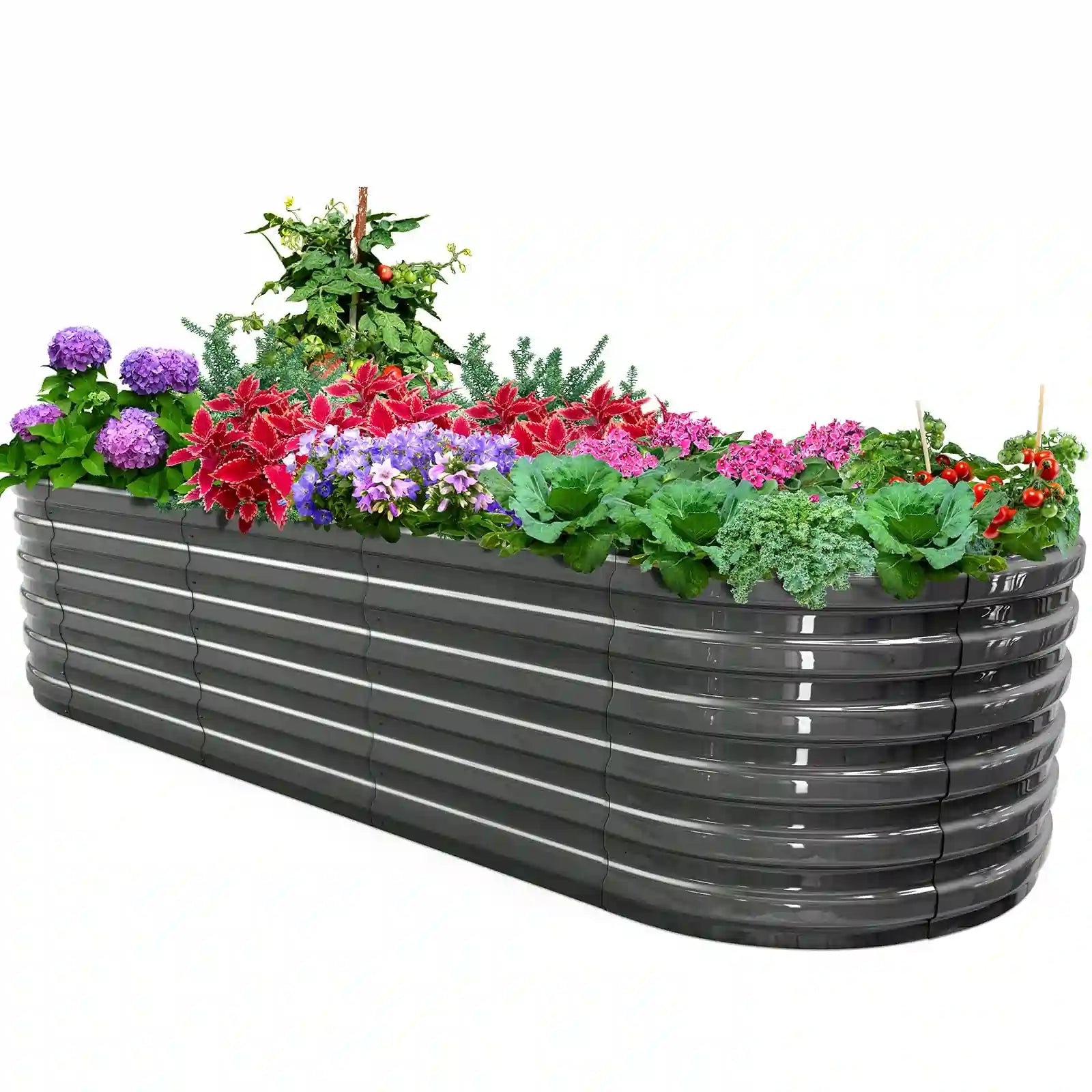 Sturdy Screwless Raised Garden Bed Kit - Easy Assembly Elevated Planter Box for Vegetables, Flowers & Herbs - Perfect for Backyard, Patio & Urban Gardening