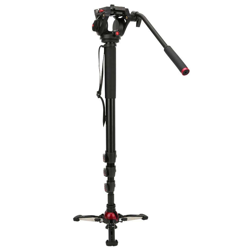 **MilBoo MTT705II Aluminum Alloy DSLR Camera Monopod with Hydraulic Ballhead – Portable & Lightweight Tripod for Photography, Vlogging, Travel & Outdoor Shooting**