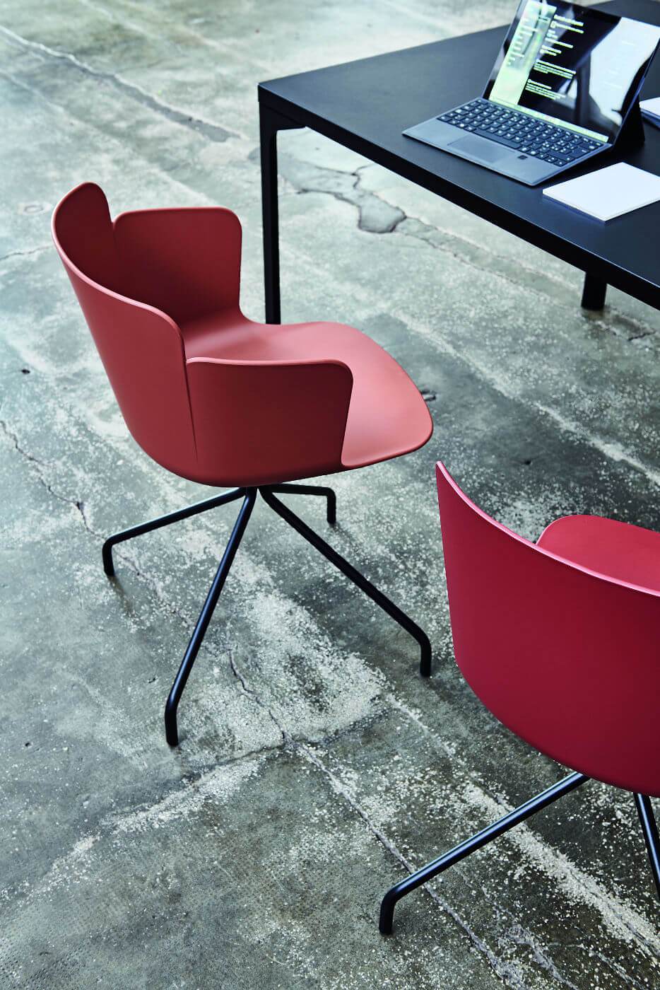 Midj Calla P M_X PP Chair - Modern Ergonomic Office Chair for Home & Workspace - Perfect for Long Hours Sitting, Gaming & Remote Work