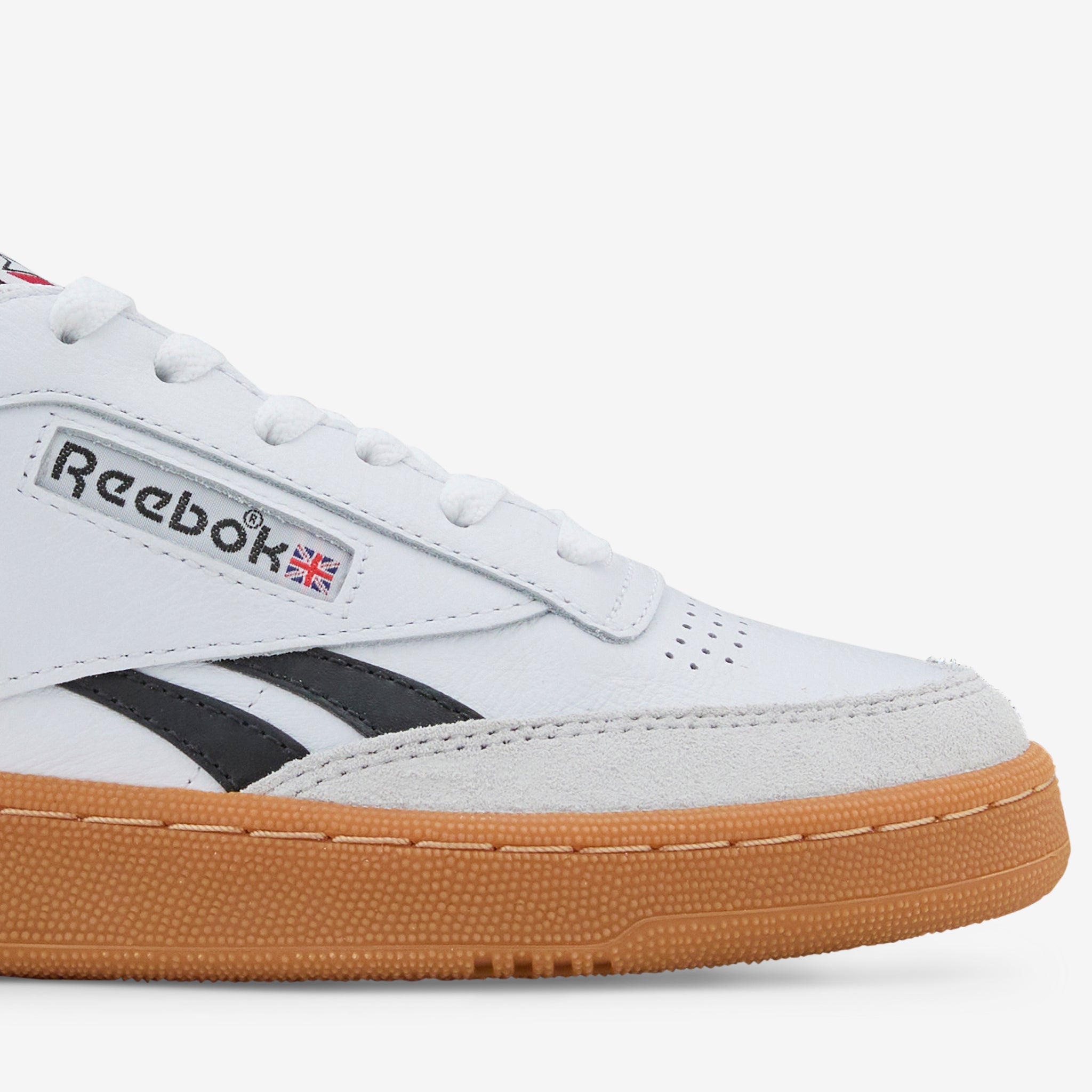 Reebok Club C Revenge Sneakers for Men & Women - White, Black & Gum Color Options - Perfect for Casual Wear, Gym & Street Style