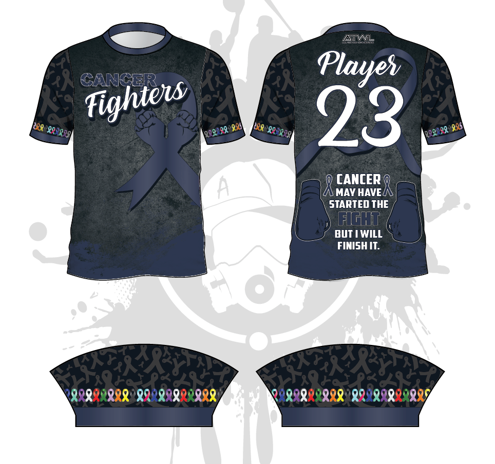 Cancer Fighters Men's Baseball Jersey - Comfortable & Durable Team Apparel for Baseball Games, Fundraisers & Awareness Events