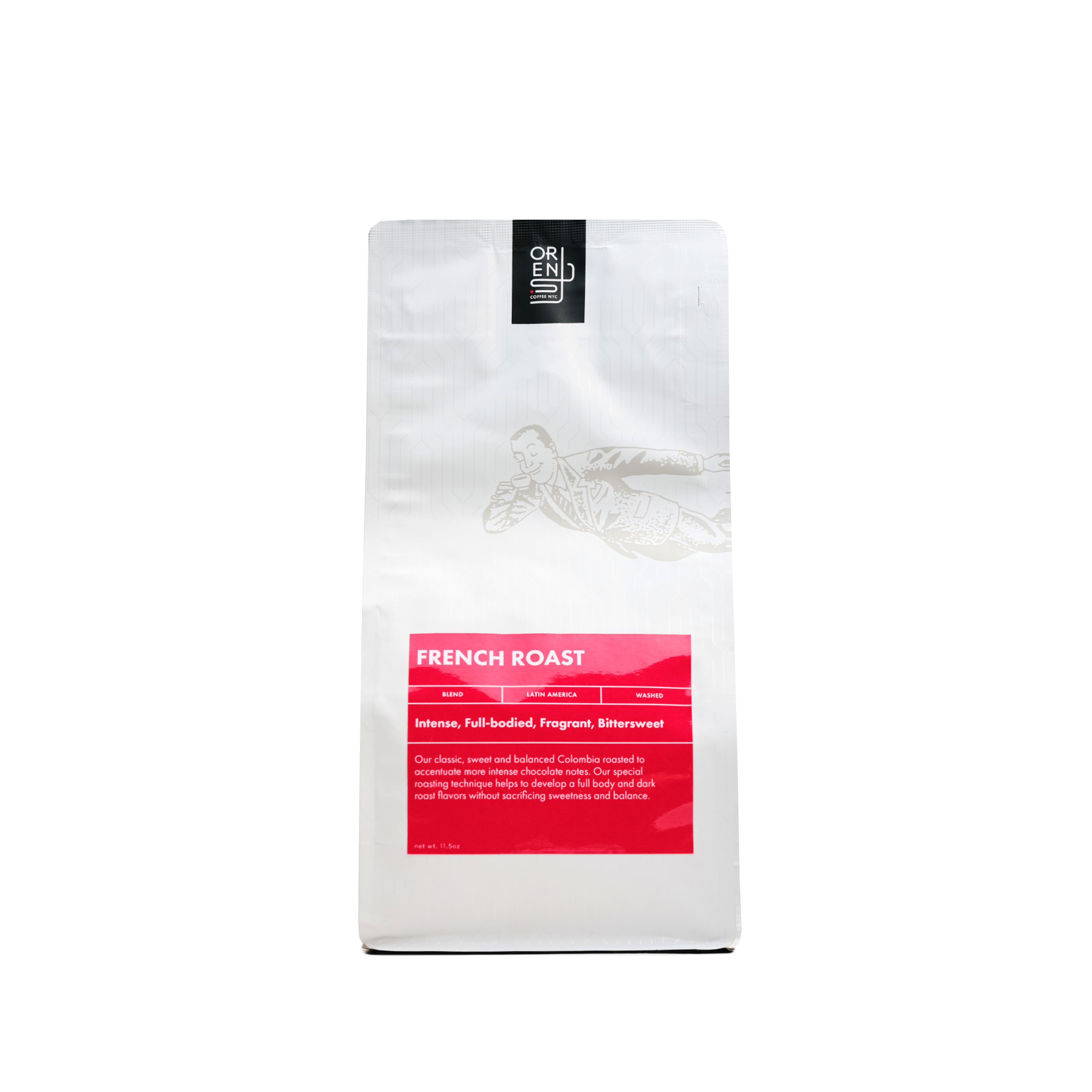 Premium Orens French Roast Coffee Beans - Dark Roast Whole Bean Coffee for Rich Flavor & Aroma - Perfect for Home Brewing, Office Use & Gifts