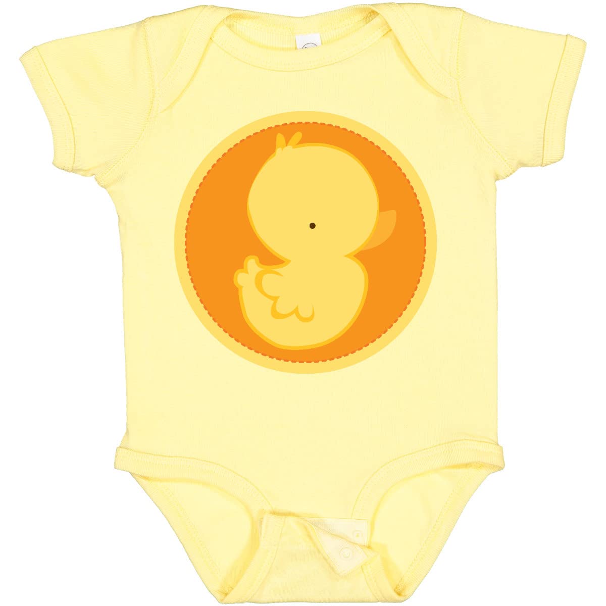 Inktastic Cute Duck Baby Clothes - 100% Cotton Baby Bodysuit for Newborns & Infants | Soft & Comfortable Onesie for Playtime, Daycare & Photo Shoots