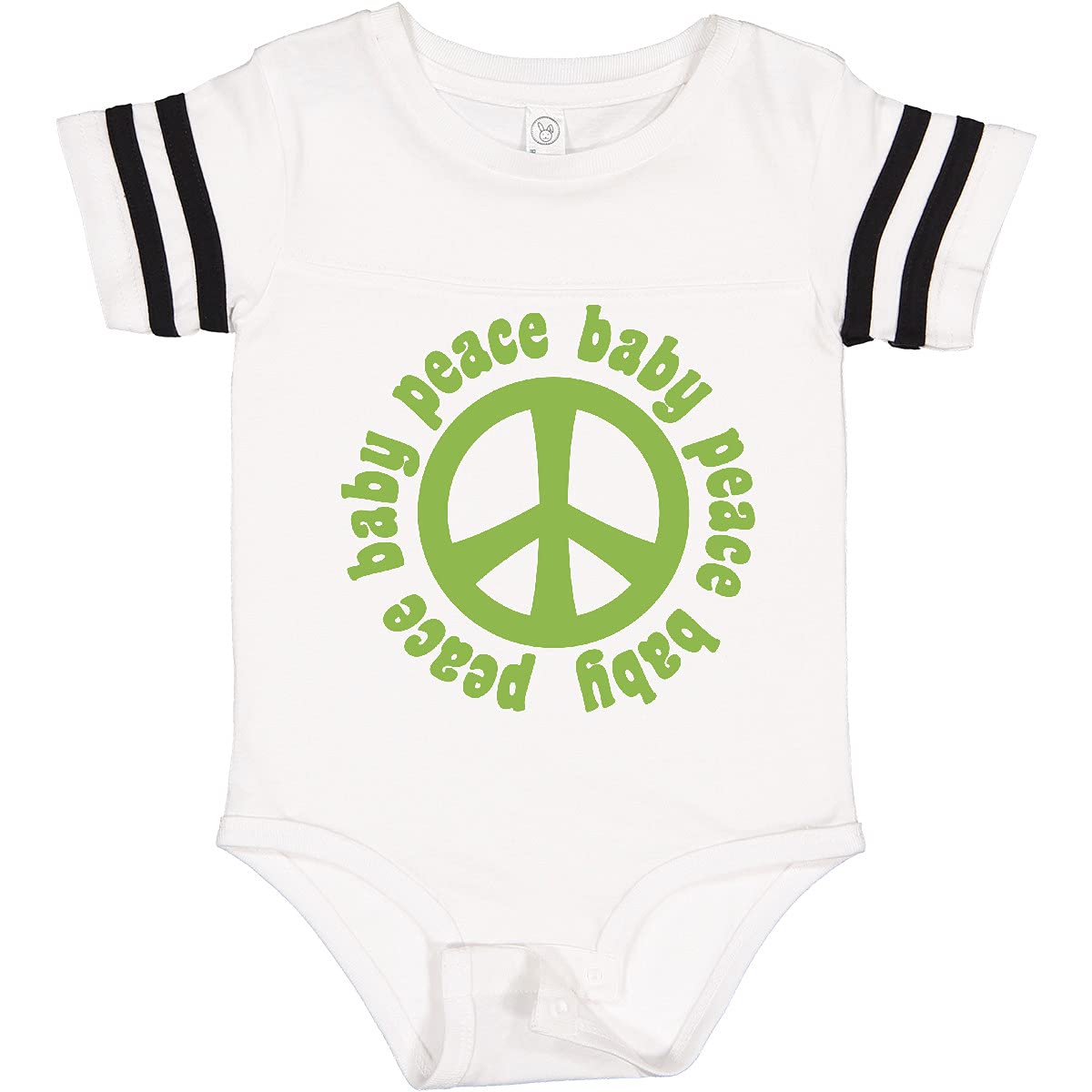 Inktastic Peace Baby Bodysuit - Soft Cotton Onesie for Newborns & Infants - Cute Unisex Outfit for Casual Wear, Playdates & Photo Shoots