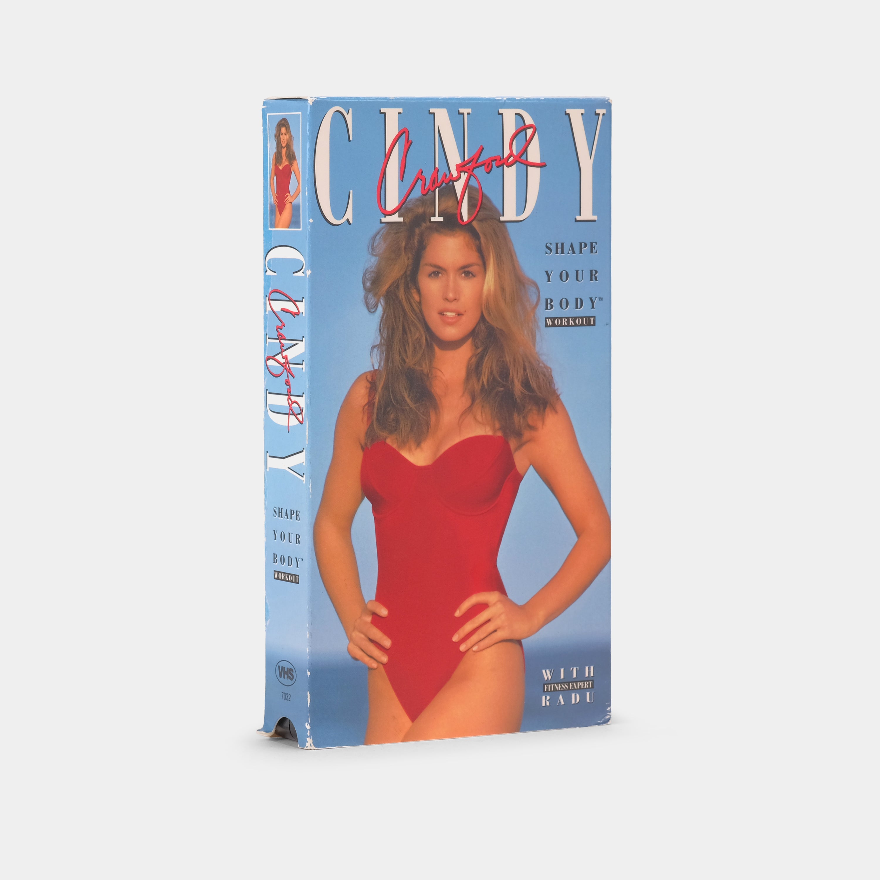 Cindy Crawford Fitness Workout VHS Tape - Vintage Exercise Video for Home Workouts, 90s Aerobics & Body Shaping - Perfect for Retro Fitness Enthusiasts & Collectors