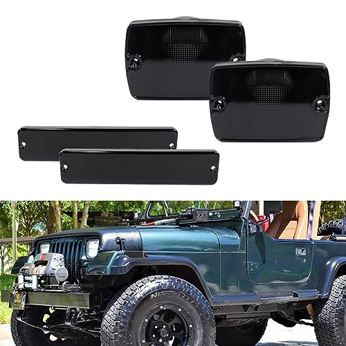 Smoked side marker housing+Smoked Turn signal housing