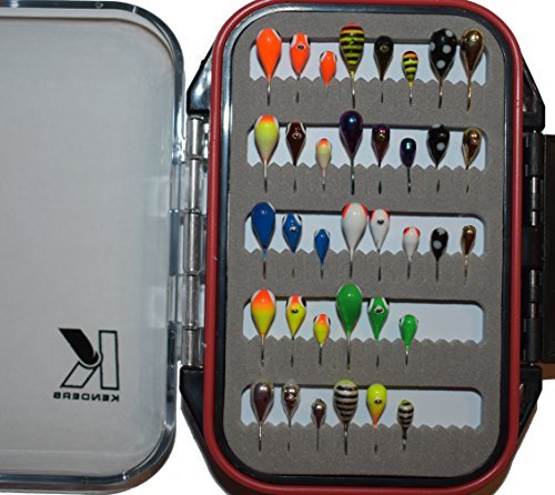Tungsten Fishing Jig Pre-Assorted Kit with Storage Box | Bass, Walleye, Crappie Lure Set for Freshwater & Saltwater Fishing