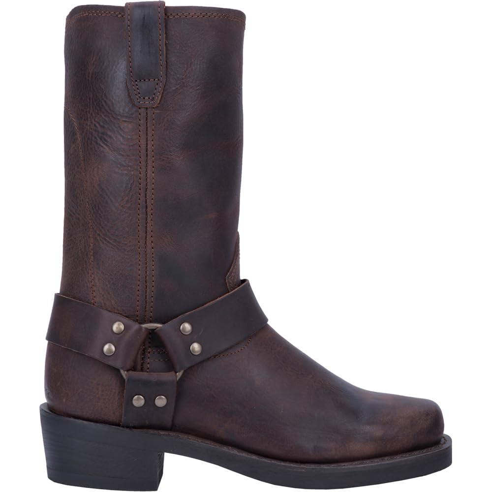 Men's Dean Harness Pull-On Boots - Western Cowboy Boots for Men, Comfortable & Durable Leather Work Boots - Perfect for Riding, Rancher, and Outdoor Activities