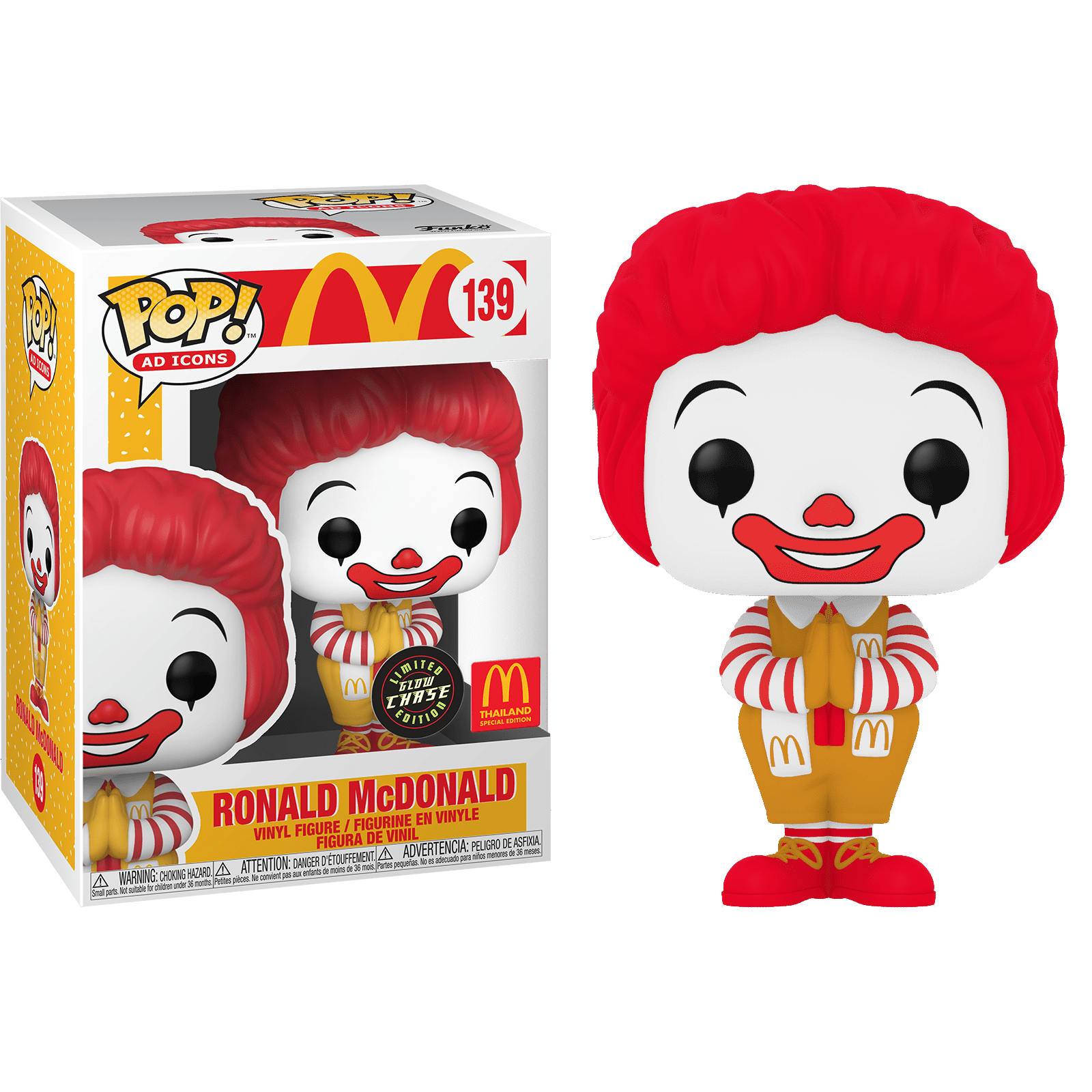 Ronald McDonald Thailand Limited Edition Collectible - Rare McDonald's Memorabilia for Fans & Collectors - Perfect for Display, Gifts, and Fast Food Nostalgia