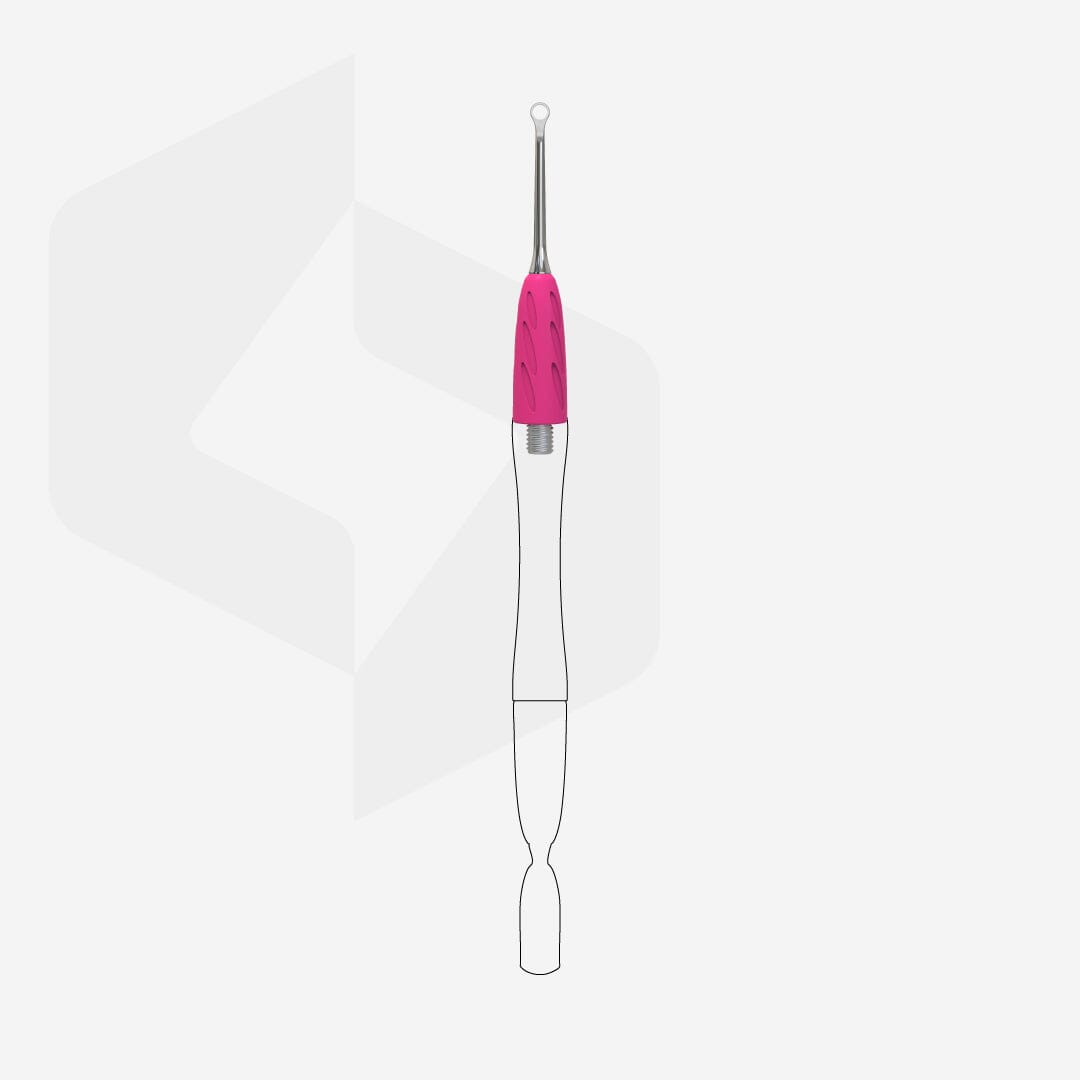 Staleks UNIQ 11 Loop Pusher & Working Part Combo - Professional Nail Tool for Cuticle Care & Manicure - Perfect for Salon Use & At-Home Nail Care