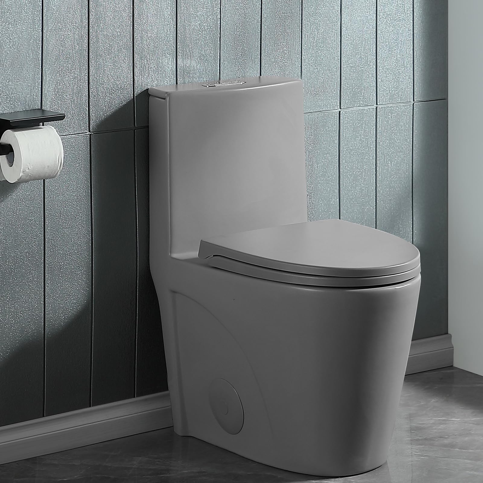 **Dual Flush Compact Toilet - 1.1/1.6 GPF, 12
