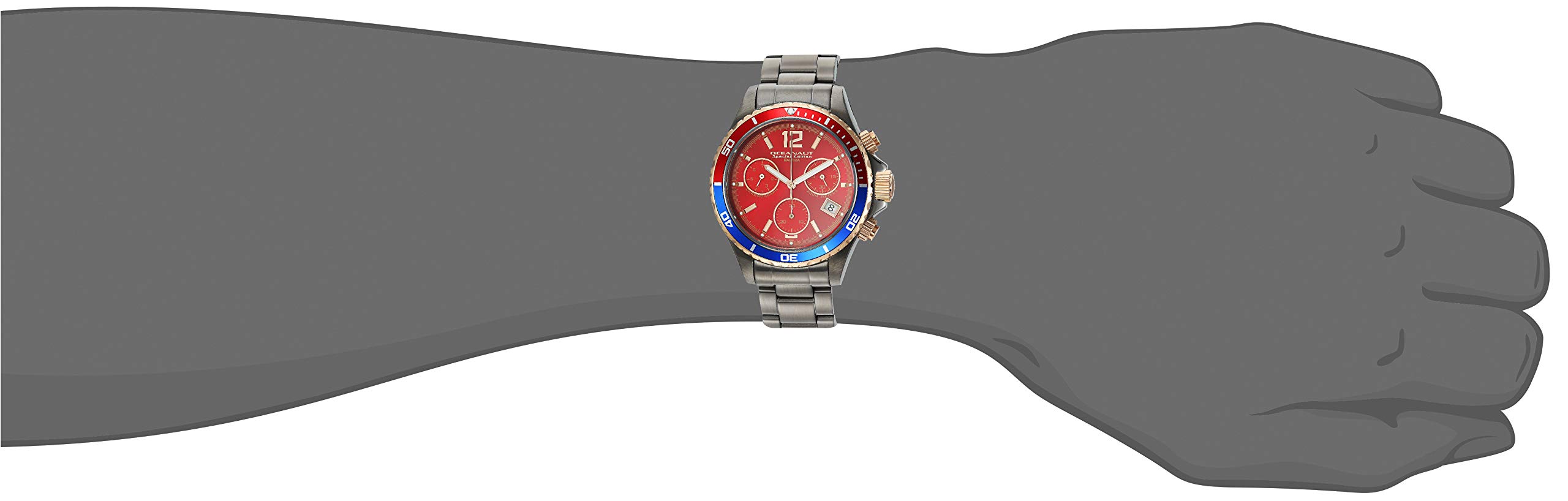 Oceanaut Men's Baltica Limited Edition Watch - Luxury Stainless Steel Dive Watch with Date Function - Perfect for Diving, Swimming & Everyday Wear