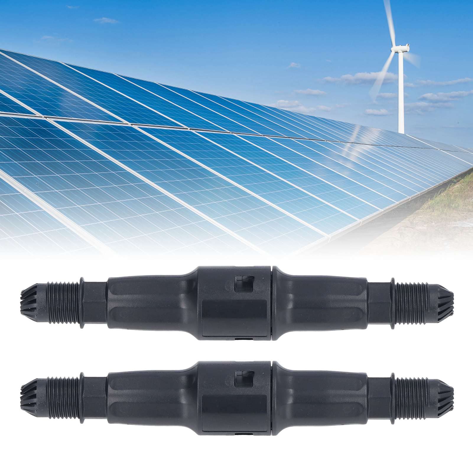 EXCLUZO 1500V Solar PV Connectors - IP68 Waterproof, Anti-UV, Easy Plug & Unplug Solar Panel Connectors for Solar Controllers (15A) - Perfect for Off-Grid Solar Systems, RV Solar Installations, and Solar Panel Wiring