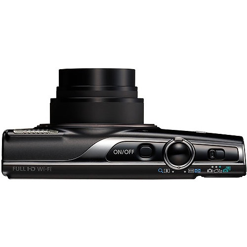 Canon PowerShot ELPH 360 HS Digital Camera 20.2MP 12x Optical Zoom 1080p HD Video WiFi & NFC (Black) - Perfect for Travel Photography, Vlogging, and Everyday Moments