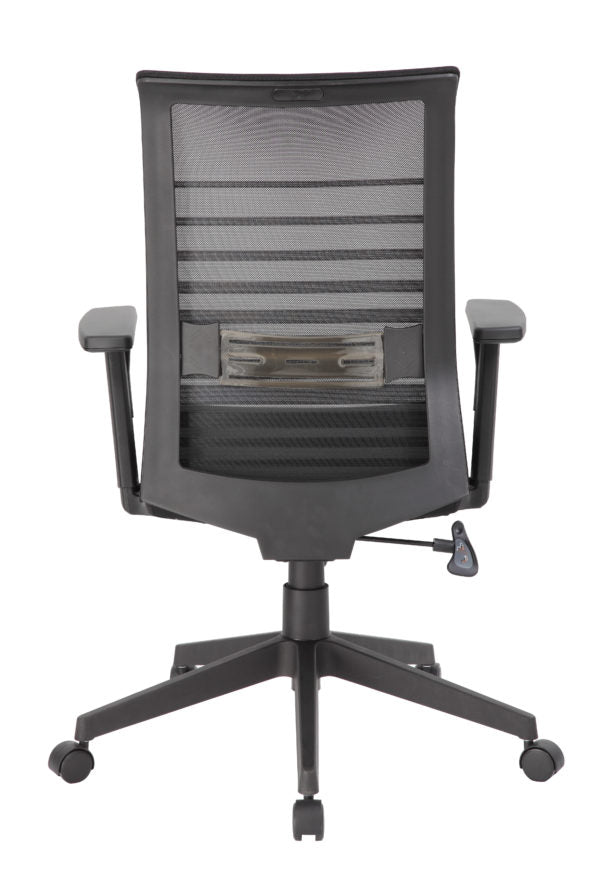 Ergonomic Boss Horizontal Mesh Back Task Chair with Synchro Tilt Mechanism B6566 - Perfect for Office, Home Workspace & Conference Rooms