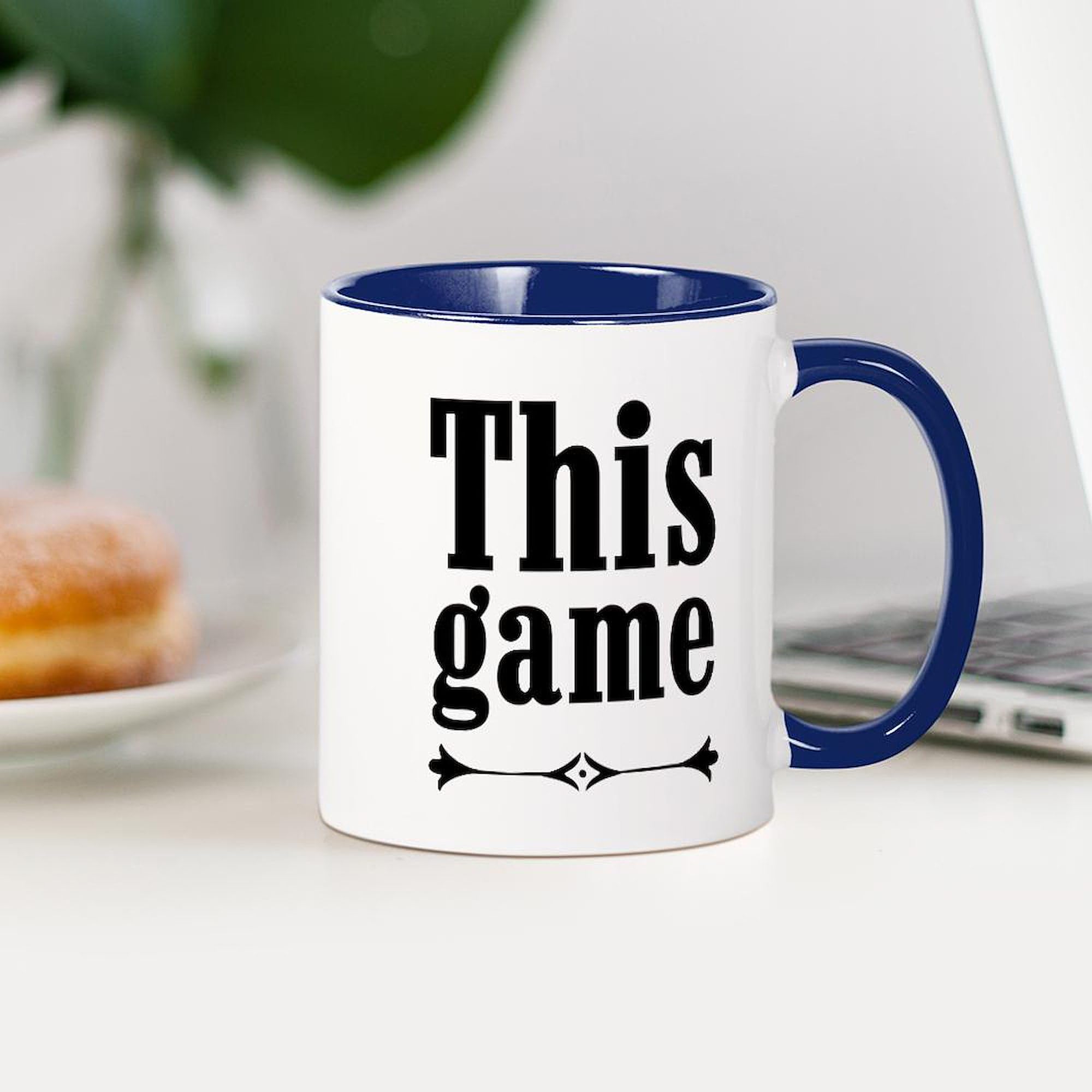 11 oz (325 ml) Ceramic Coffee Mug - This Game Themed Design - Perfect for Gamers, Office Use & Gift Giving - Dishwasher & Microwave Safe