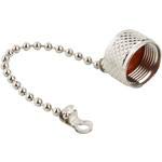 UHF Plug Cap and Chain RF Connector Accessory (10-Pack) - Durable RFX-083-1AC for Ham Radio, CB, Antenna & Communication Equipment - Secure Protection for Outdoor & Marine Use