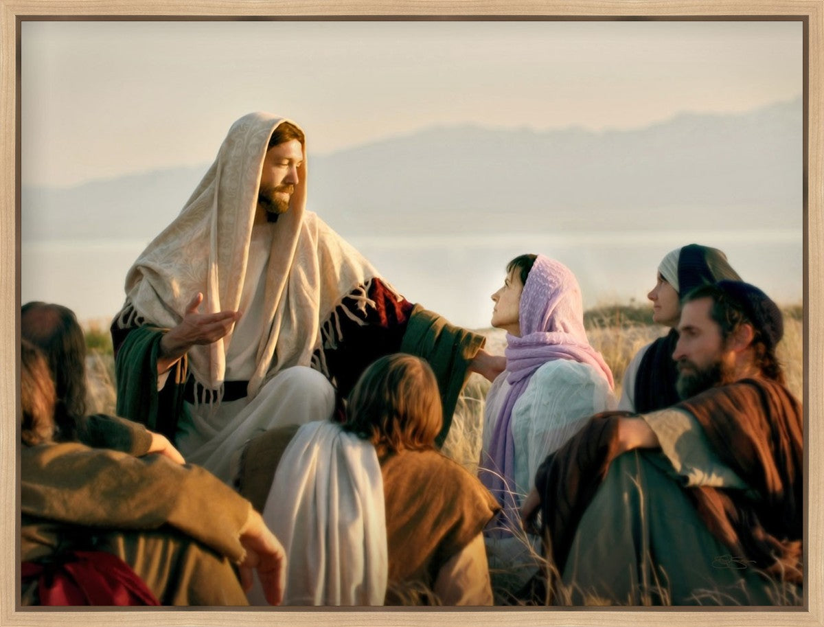 Religious Art Print - 'And His Mother Shall be Called Mary' Gallery Wrapped Canvas for Home Decor, Church, and Christian Gift Giving