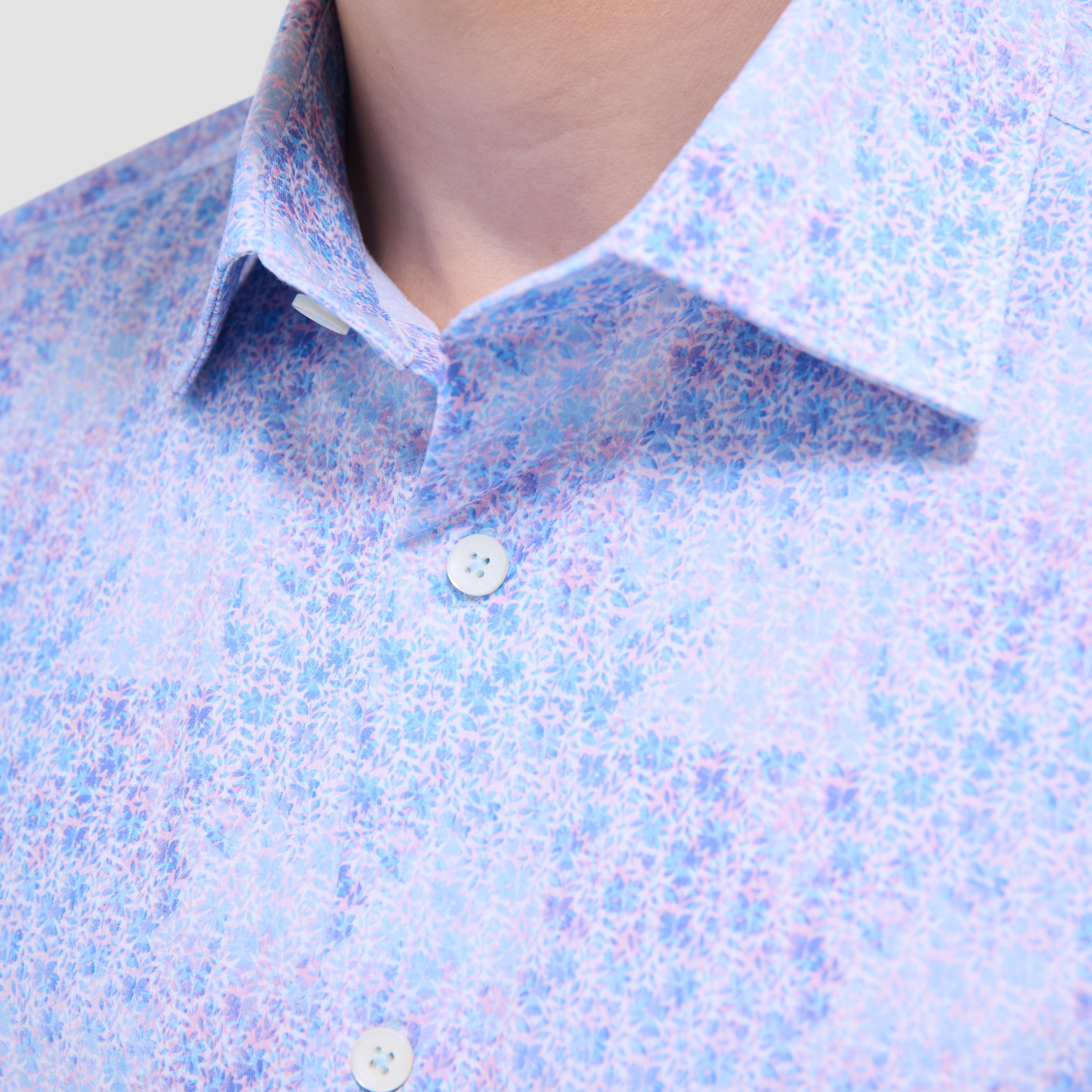 James Floral Print Cotton Shirt for Women - Soft & Breathable Casual Blouse - Perfect for Spring Outfits, Office Wear & Weekend Brunch