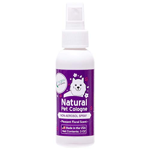 Hygea Natural Long-Lasting Pet Cologne for Dogs & Cats - Non-Toxic Floral Scent Perfume | Safe for Daily Use & Grooming