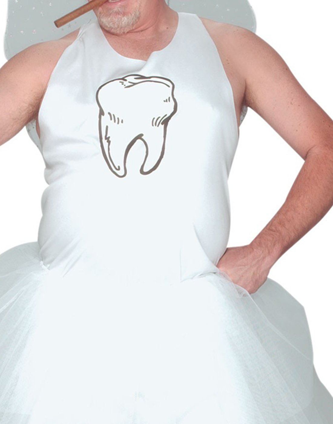 Tooth Fairy Plus Size Costume for Adults - Magical Fairy Dress for Halloween, Cosplay & Themed Parties
