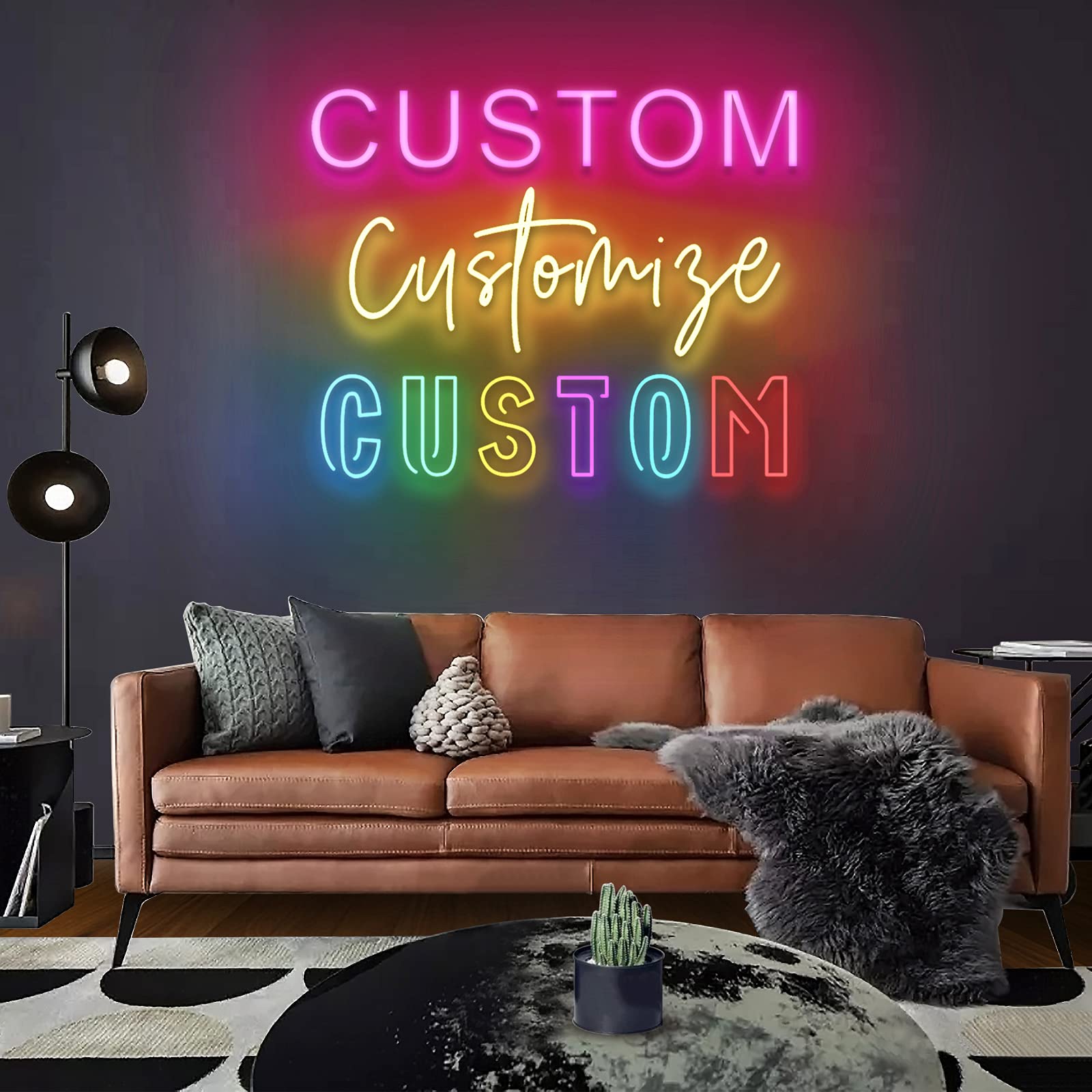Custom Neon Signs Personalized LED Light for Boy & Girl Name - Handcrafted Birthday Gift, Baby Shower Decor, Nursery & Bedroom Wall Lighting - 15