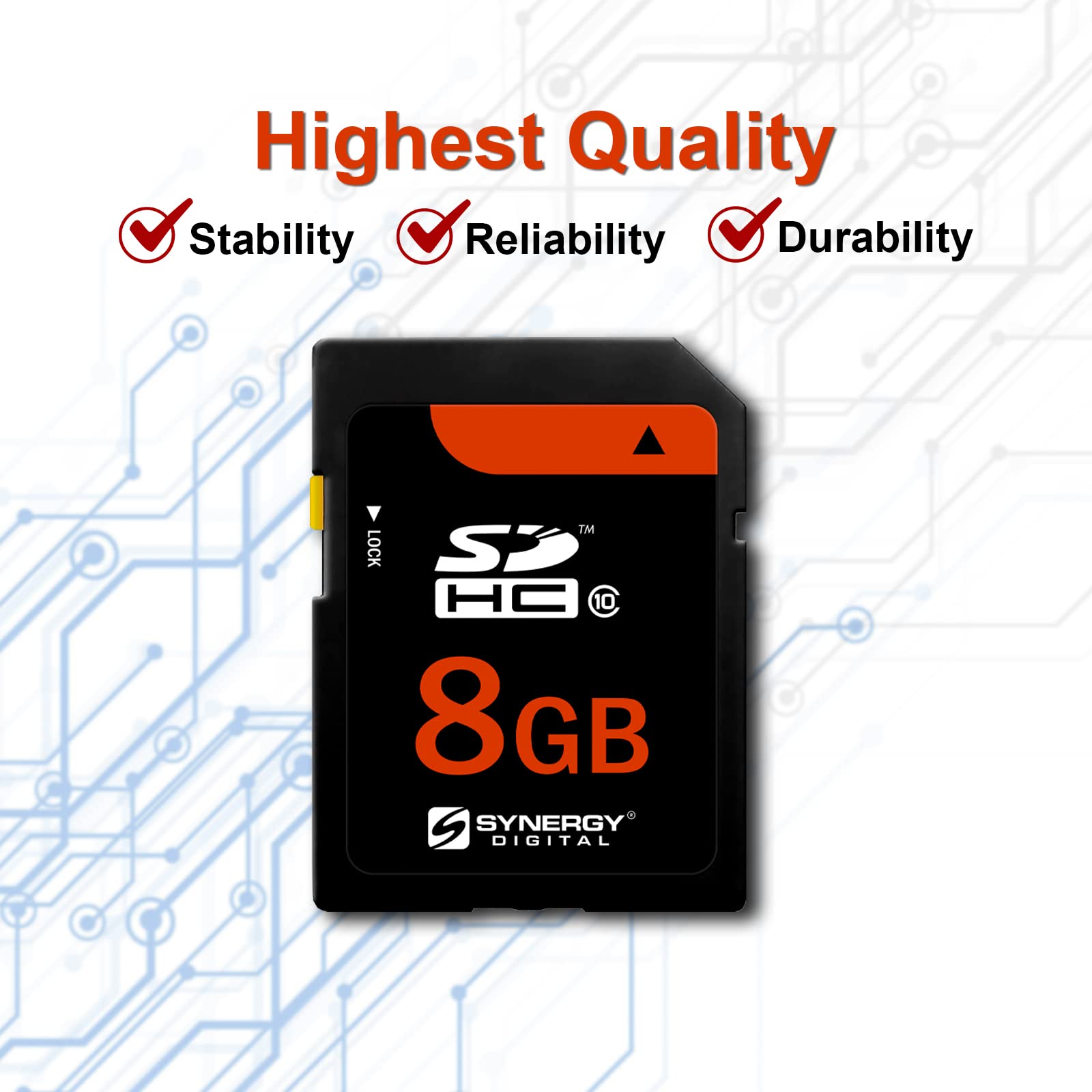 Panasonic Lumix DMC-FH2 8GB SDHC Class 4 Memory Card for Digital Cameras