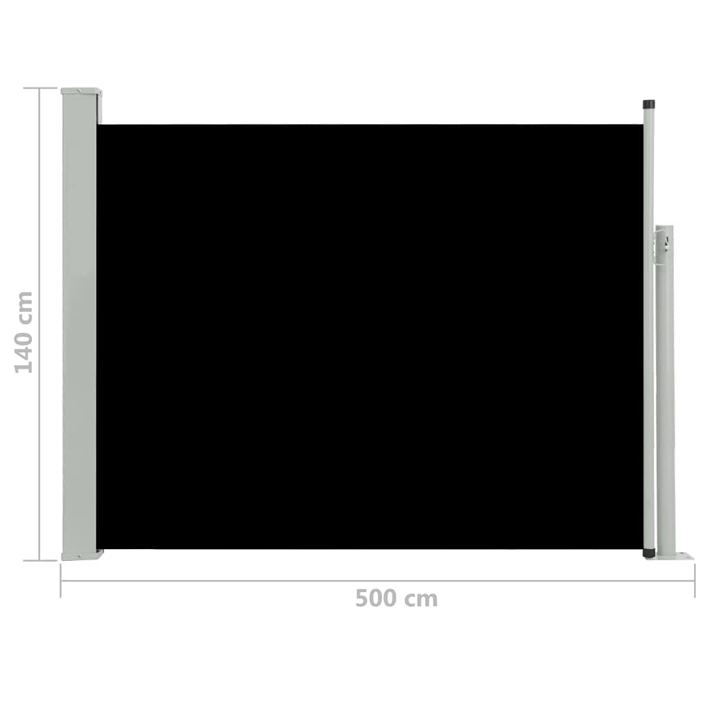 Waterproof Retractable Privacy Screen for Garden & Patio - 39.4