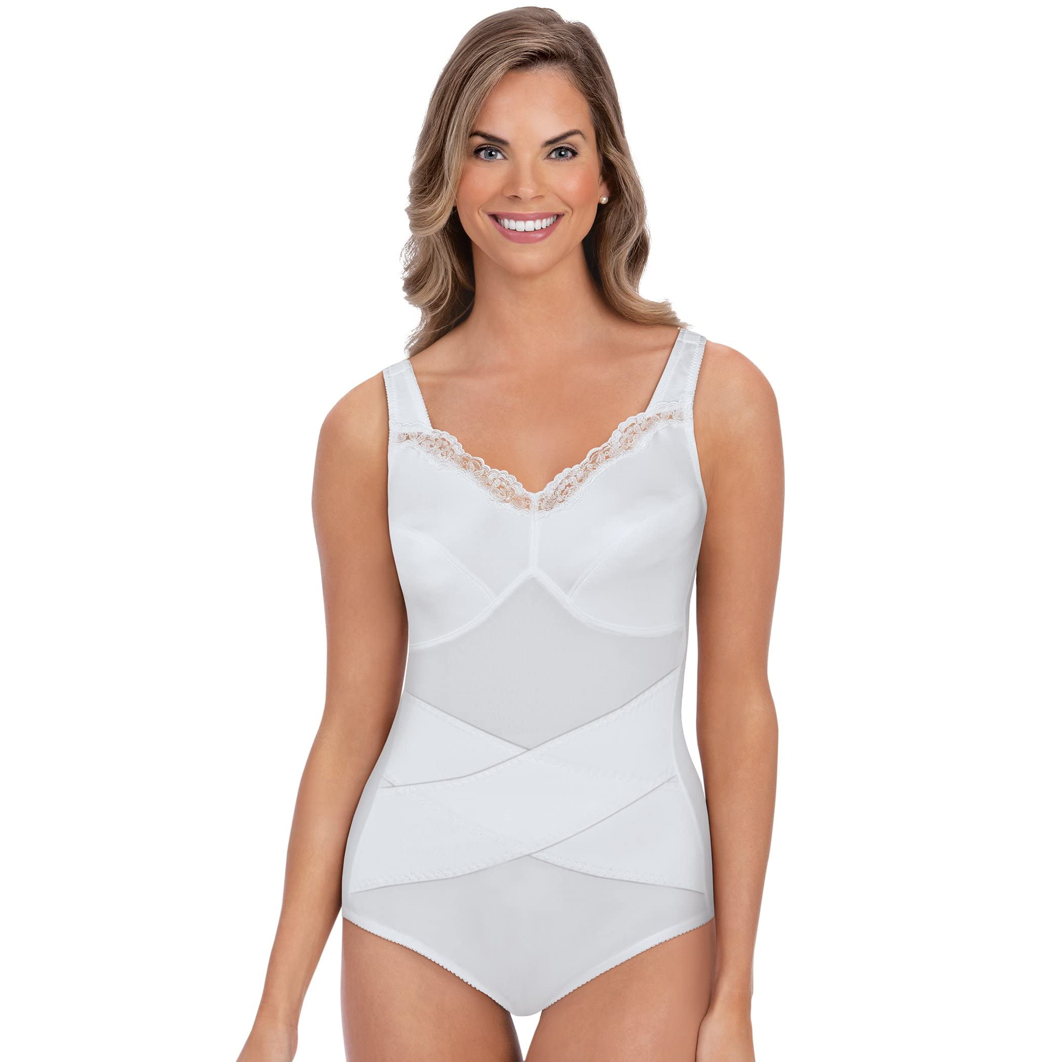 Women's Firm Control Shapewear Bodysuit - Seamless Tummy Control Briefer, Black Sleeveless for Everyday Wear & Special Occasions