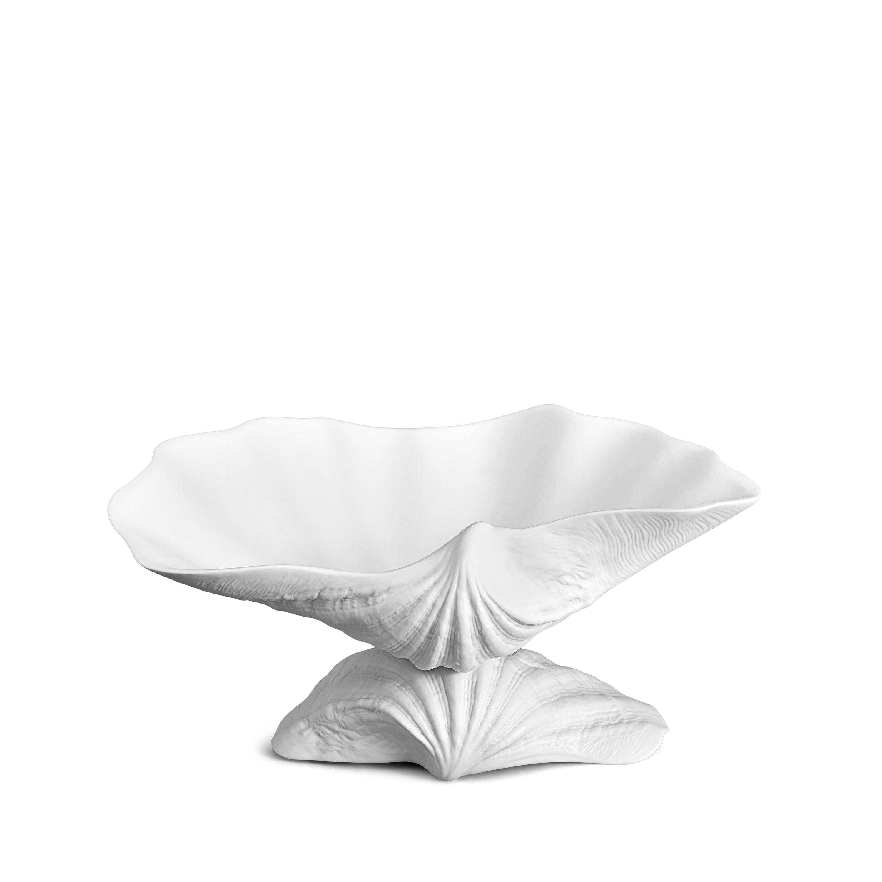 Premium Large White Ceramic Neptune Bowl - Elegant Serving Dish for Salads, Pasta & Entertaining | Durable & Stylish Kitchenware for Home & Restaurant Use