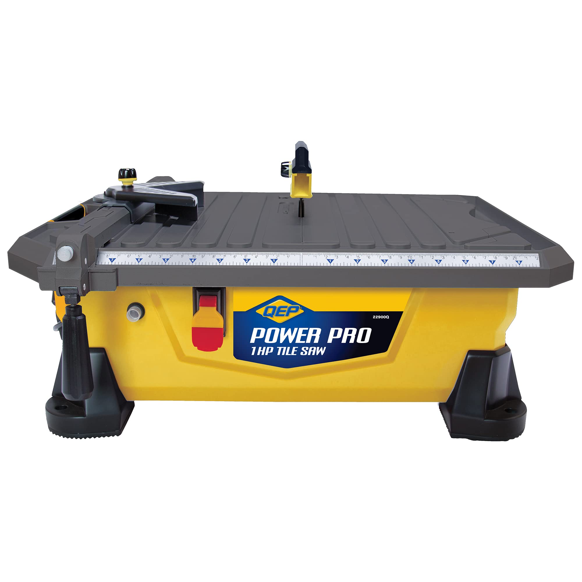 QEP 22900Q 1 HP Professional Tile Wet Saw - 7-Inch Diamond Blade for Porcelain, Ceramic & Stone Cutting - Perfect for Bathroom Remodeling, Kitchen Backsplash & Flooring Projects