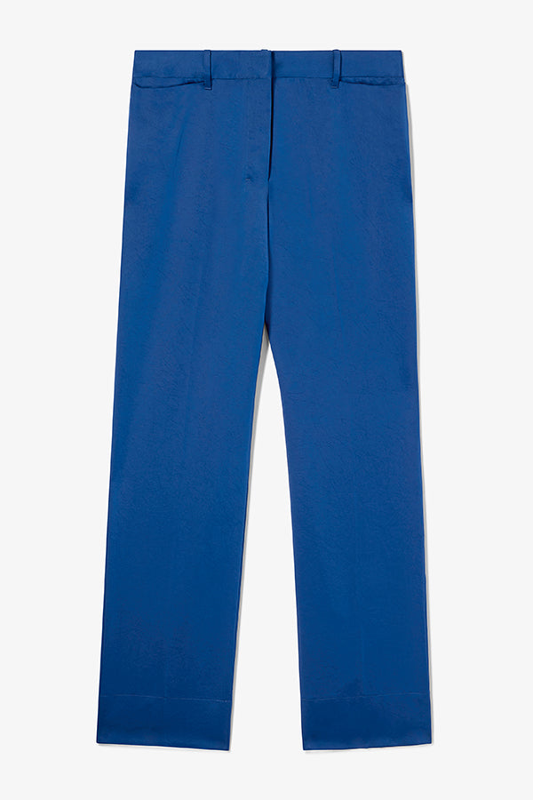Smith Pant - Everyday Satin Pants for Women in Sapphire Blue | Comfortable Lounge & Sleepwear | Perfect for Yoga, Relaxing at Home & Travel