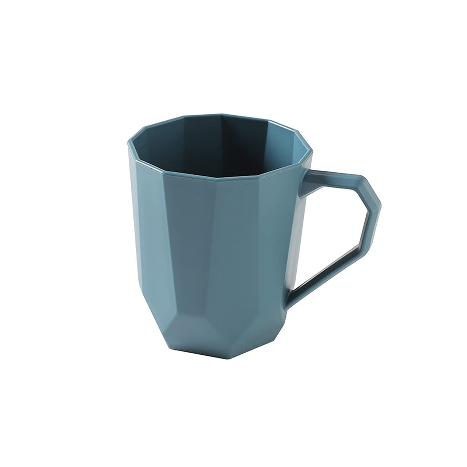 JXYANSHE 250ml Plastic Travel Mug - Green Toothbrush Holder & Mouthwash Cup for Bathroom, Coffee, Tea, Water - Durable Drinkware for Home, Office & Camping Use