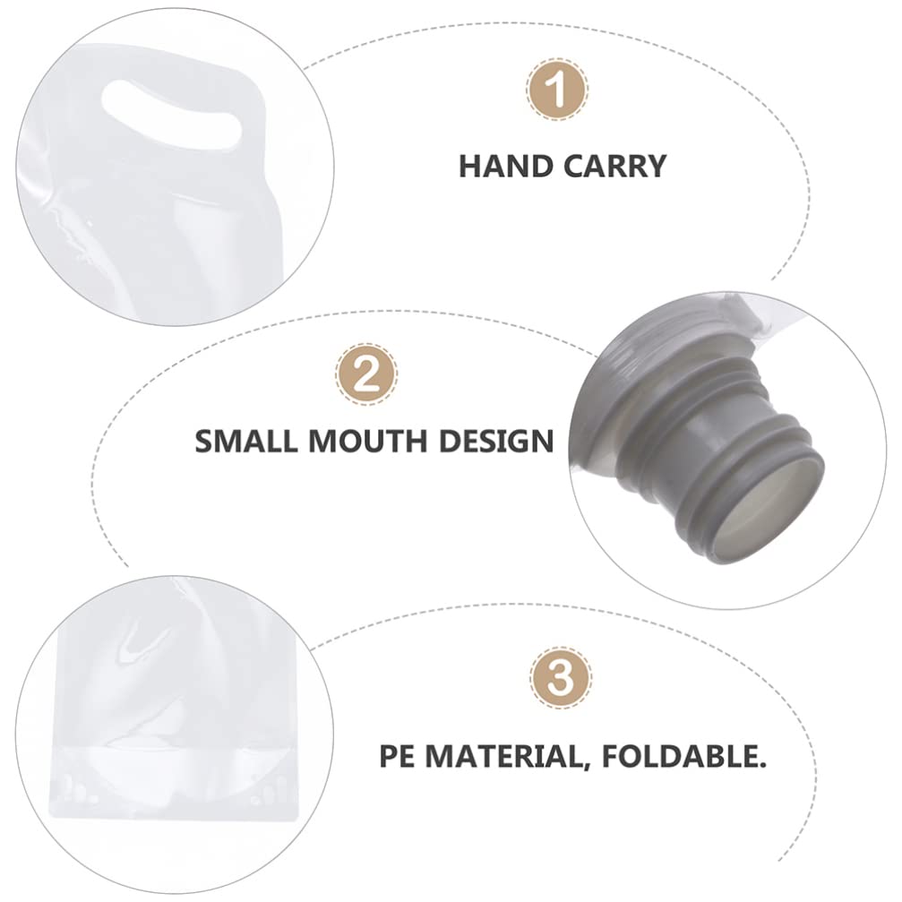 BESPORTBLE 4pcs Collapsible Kettle - Portable Camping Water Bottle for Travel & Hiking