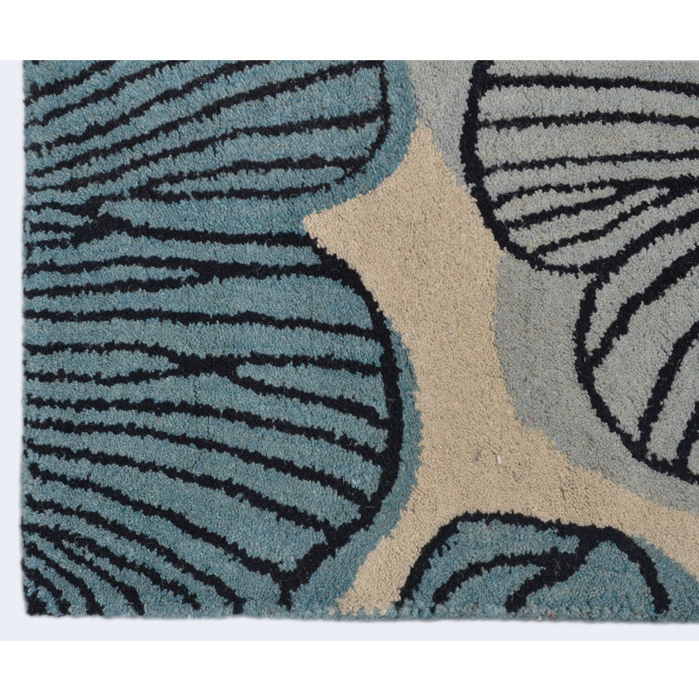 Canterbury Bells Hand Tufted Wool Rug - Soft & Durable Non-Slip Area Rug for Living Room, Bedroom & Nursery Decor