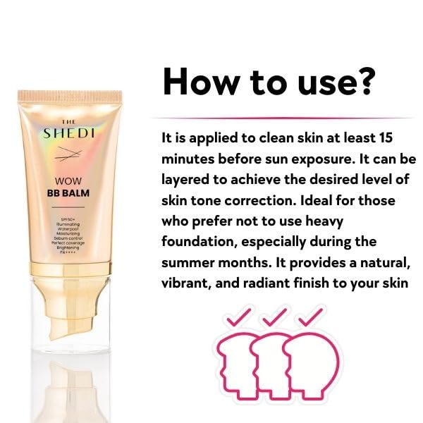 Best BB Cream for Flawless Skin - 50+ SPF Sun Protection, Natural Finish & Full Coverage | Perfect for Daily Wear, Makeup Routine & Professional Looks
