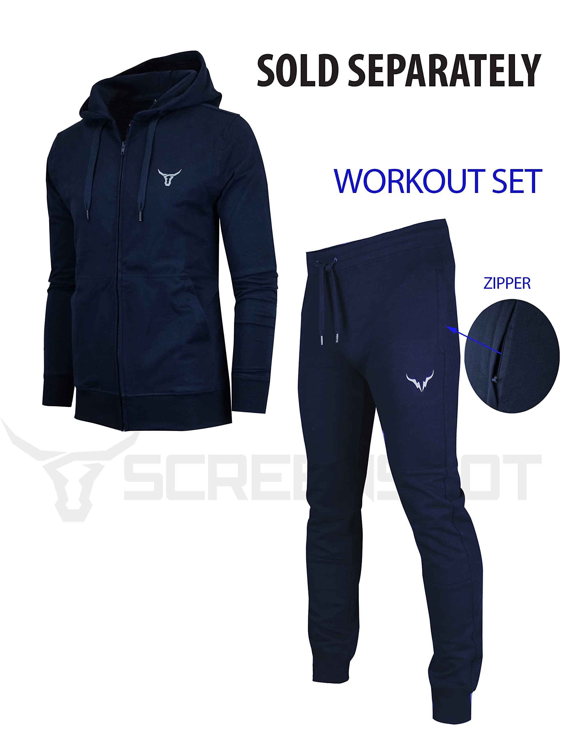 Premium Slim Fit Workout Pants for Men - Athletic Jogger Sweatpants for Gym, Running & Training | Comfortable Fitness Pants for Active Lifestyle