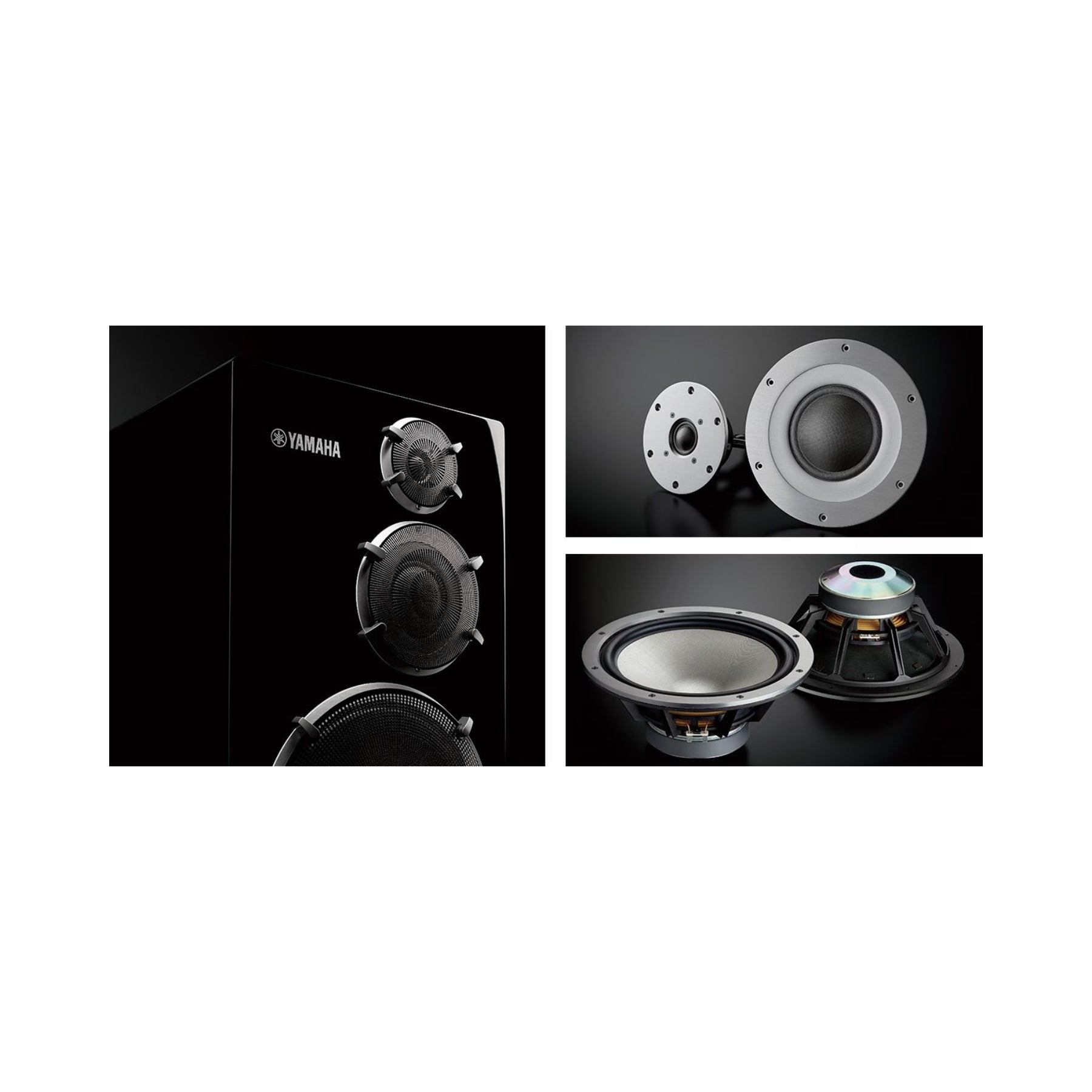 Yamaha NS-5000 High-End Bookshelf Speakers Pair with Stands - Premium Sound for Home Theater & Audiophile Listening