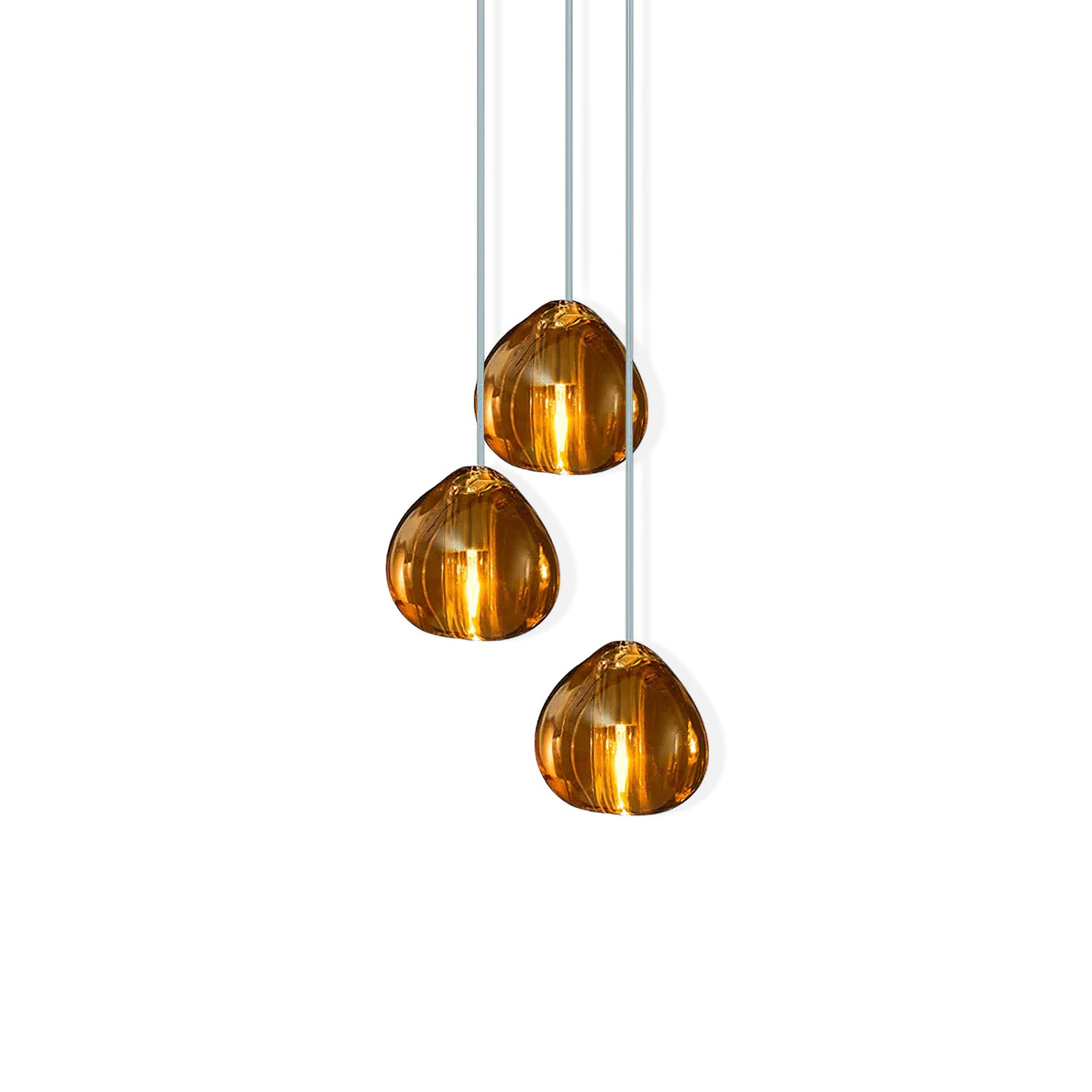 Elegant Crystal Pendant Light - Modern Chandelier for Dining Room, Bedroom & Living Room Decor - Dimmable LED Hanging Lamp for Home & Office Lighting