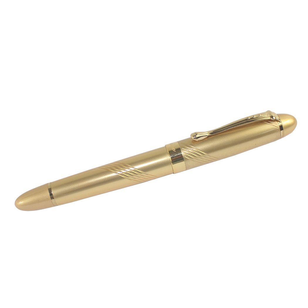 Jinhao Golden Rollerball Pen - Medium Point for Office & Writing