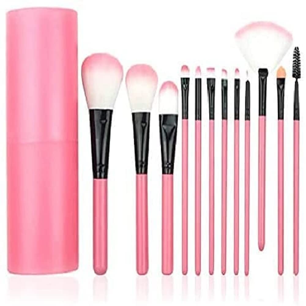 BLINE Beauty 10-Piece Professional Makeup Brush Set - Foundation, Eyeshadow, Concealer & Cosmetic Brushes Kit with Free Bottle - Perfect for Makeup Artists & Beginners (12 Pieces) - Ideal for Everyday Makeup, Contouring & Professional Makeup Application